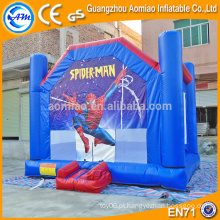 Spiderman inflável bounce casa, Novo projetado inflável ar castelo, indoor bouncers inflável para crianças